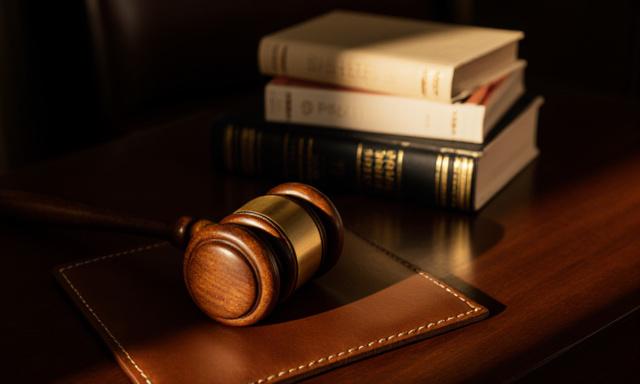 Gavel and scales representing legal force majeure concepts